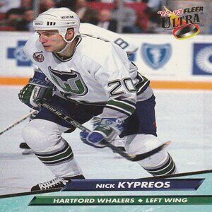 Nick Kypreos - 1993 Fleer Corp Hockey Card